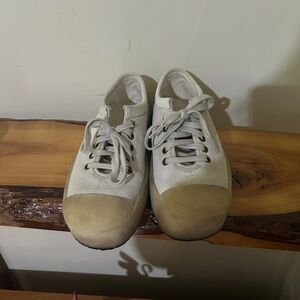 Clarks Cream suede Shoes size 9